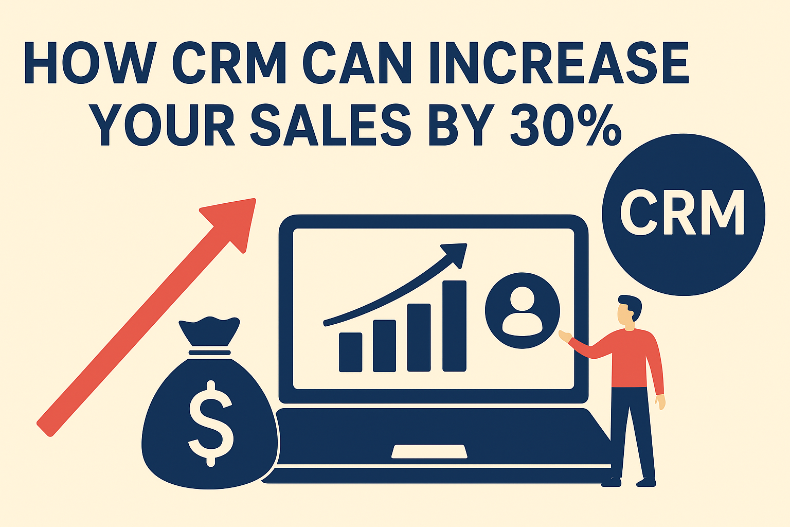 How Can CRM Increase Your Sales by 30%? | A Complete Guide to Boosting Sales with Customer Relationship Management